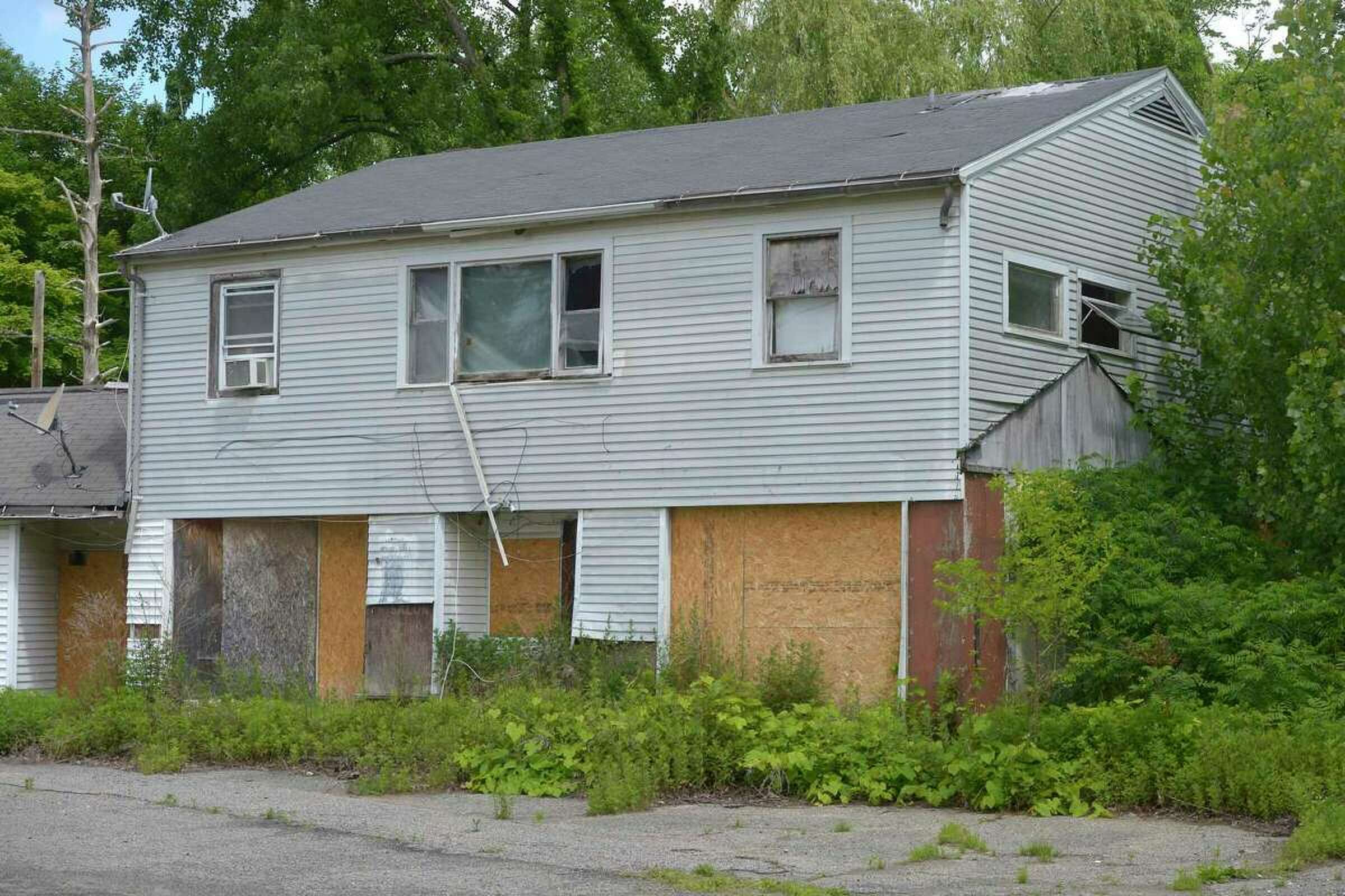 20 Station Road in Brookfield, Conn., the focal point of revitalization and cleanup efforts.