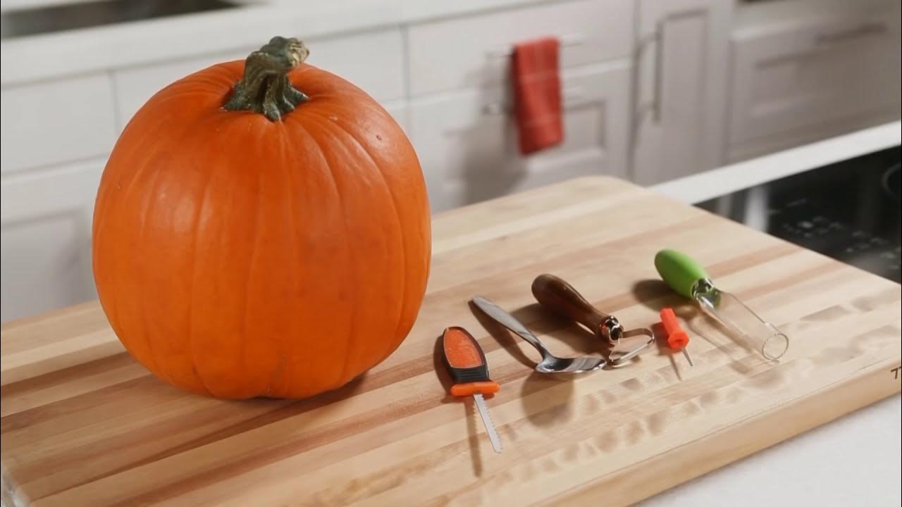Watch safe carving instructions before visiting local pumpkin patches or community events in Danbury.